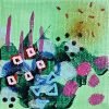 Mini Canvas With Easel Green 08
