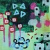 Mini Canvas With Easel Green 09