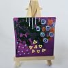Mini Canvas With Easel Purple 01