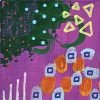 Mini Canvas With Easel Purple 04