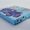 Mini Canvas With Easel Blue 14